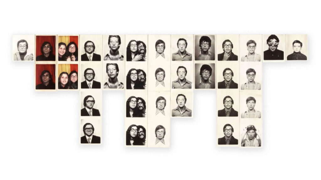Photostrip da collezione "Photomatic d'Italia" - Franco Vaccari 1973-74