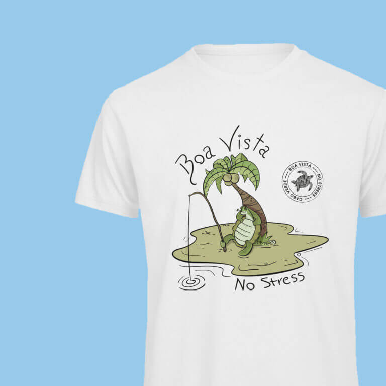 T-Shirt con illustrazione tartaruga