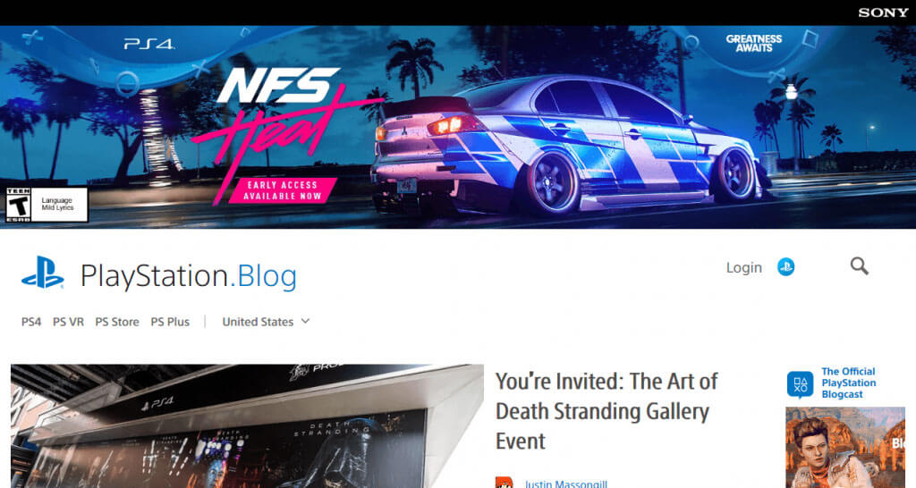 Il blog della PlayStation