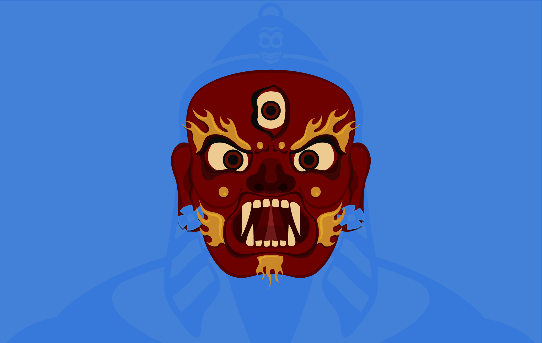 Illustrazione Begtse (Dharmapalas)